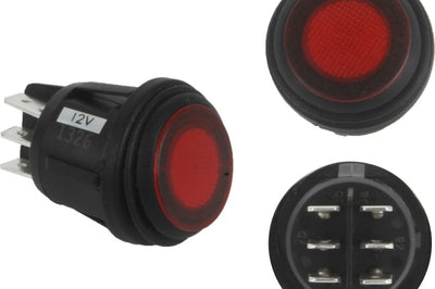 Rigid Industries 3 Position Cherry Rocket Switch - Lights