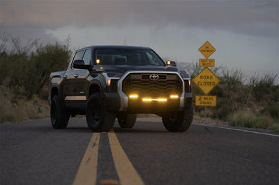 Rigid Industries 360-Series 4in Fog w/ Amber PRO Lens - White (Pair) - Lights