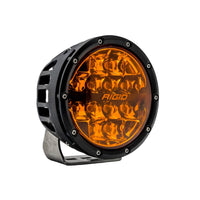 Rigid Industries 360-Series 6in SAE Fog w/ Amber PRO Lens - White (Pair) - Lights