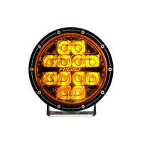 Rigid Industries 360-Series 6in SAE Fog w/ Amber PRO Lens - White (Pair) - Lights