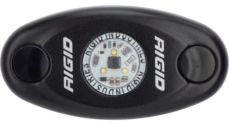 Rigid Industries A-Series Light - Black - Low Strength - Cool White - Lights
