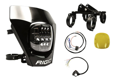 Rigid Industries Adapt XE LED Moto Kit - Black - Lights