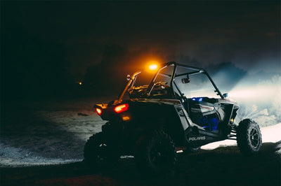 Rigid Industries Chase Tail Light Kit w/ Mounting Bracket - Amber - Lights