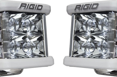 Rigid Industries D-SS - Spot - Set of 2 - White Housing - Lights