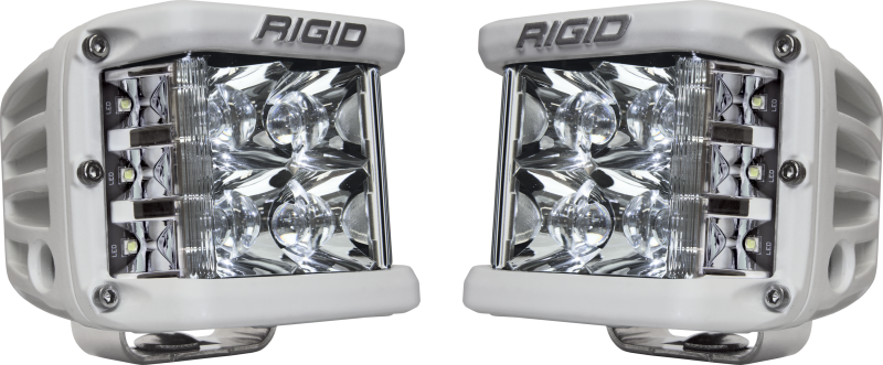 Rigid Industries D-SS - Spot - Set of 2 - White Housing - Lights