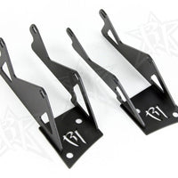 Rigid Industries Jeep JK - Double A-Pillar Mount - Mounts 2 sets of Dually/D2 - Lights