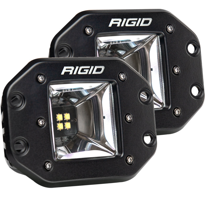 Rigid Industries Radiance+ Scene RGBW Flush Mount - Pair - Lights