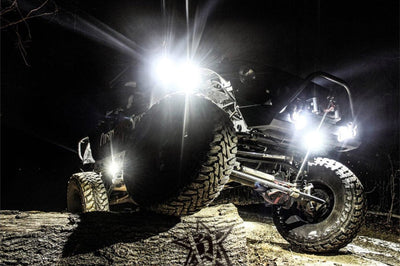 Rigid Industries Rock Light Kit- Red (4 lights) - Lights