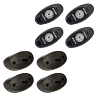 Rigid Industries Rock Light Kit- Red (4 lights) - Lights
