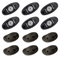 Rigid Industries Rock Light Kit- Red (6 lights) - Lights