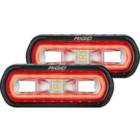 Rigid Industries SR-L Series Surface Mount LED Spreader Pair w/ Amber Halo - Universal - Lights