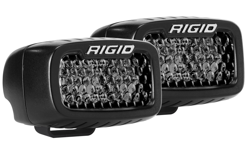 Rigid Industries SR-M Series PRO Midnight Edition - Spot - Diffused - Pair - Lights