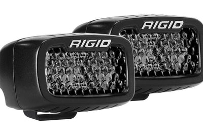 Rigid Industries SR-M Series PRO Midnight Edition - Spot - Diffused - Pair - Lights
