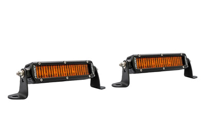 Rigid Industries SR-Series SAE 6in. w/ Amber PRO Lens (Pair) - Lights