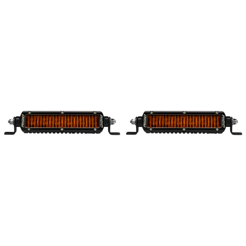 Rigid Industries SR-Series SAE 6in. w/ Amber PRO Lens (Pair) - Lights