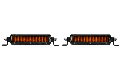 Rigid Industries SR-Series SAE 6in. w/ Amber PRO Lens (Pair) - Lights