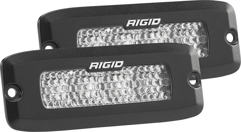Rigid Industries SRQ - 60 Deg. Lens - White - Flush Mount - Set of 2 - Lights