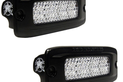 Rigid Industries SRQ - Flush Mount - Diffused - Back Up Light Kit - Lights