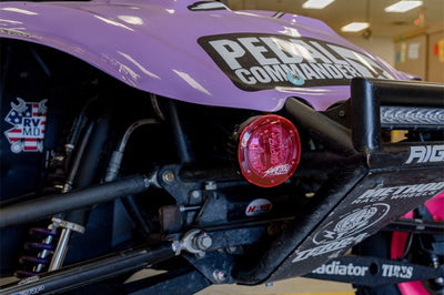 Rigid Industries x SHREDDY 360-Series 4in Lights w/Wt Bcklght (2) + 6 Covers (2 Pink/2 Teal/2 Blk)