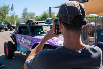 Rigid Industries x SHREDDY 360-Series 4in Lights w/Wt Bcklght (2) + 6 Covers (2 Pink/2 Teal/2 Blk)