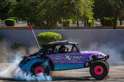 Rigid Industries x SHREDDY 360-Series 4in Lights w/Wt Bcklght (2) + 6 Covers (2 Pink/2 Teal/2 Blk)