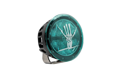 Rigid Industries x SHREDDY 360-Series 6in Lights w/Wt Bcklght (2) + 6 Covers (2 Pink/2 Teal/2 Blk)