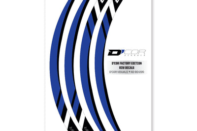 D-cor Rim Decals Blue 4 Pc Set Blu - Offroad Collection