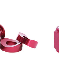 Dubya Rim Lock Nut & Valve Cap Kit Blue - Black - Tires Wheels