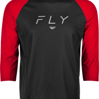 Fly Racing Ripa 3/4 Sleeve Jersey Grey/light Grey Xl - Black/Grey / Large - Bicycle Collection