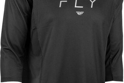 Fly Racing Ripa 3/4 Sleeve Jersey Grey/light Grey Xl - Black/Grey / Large - Bicycle Collection