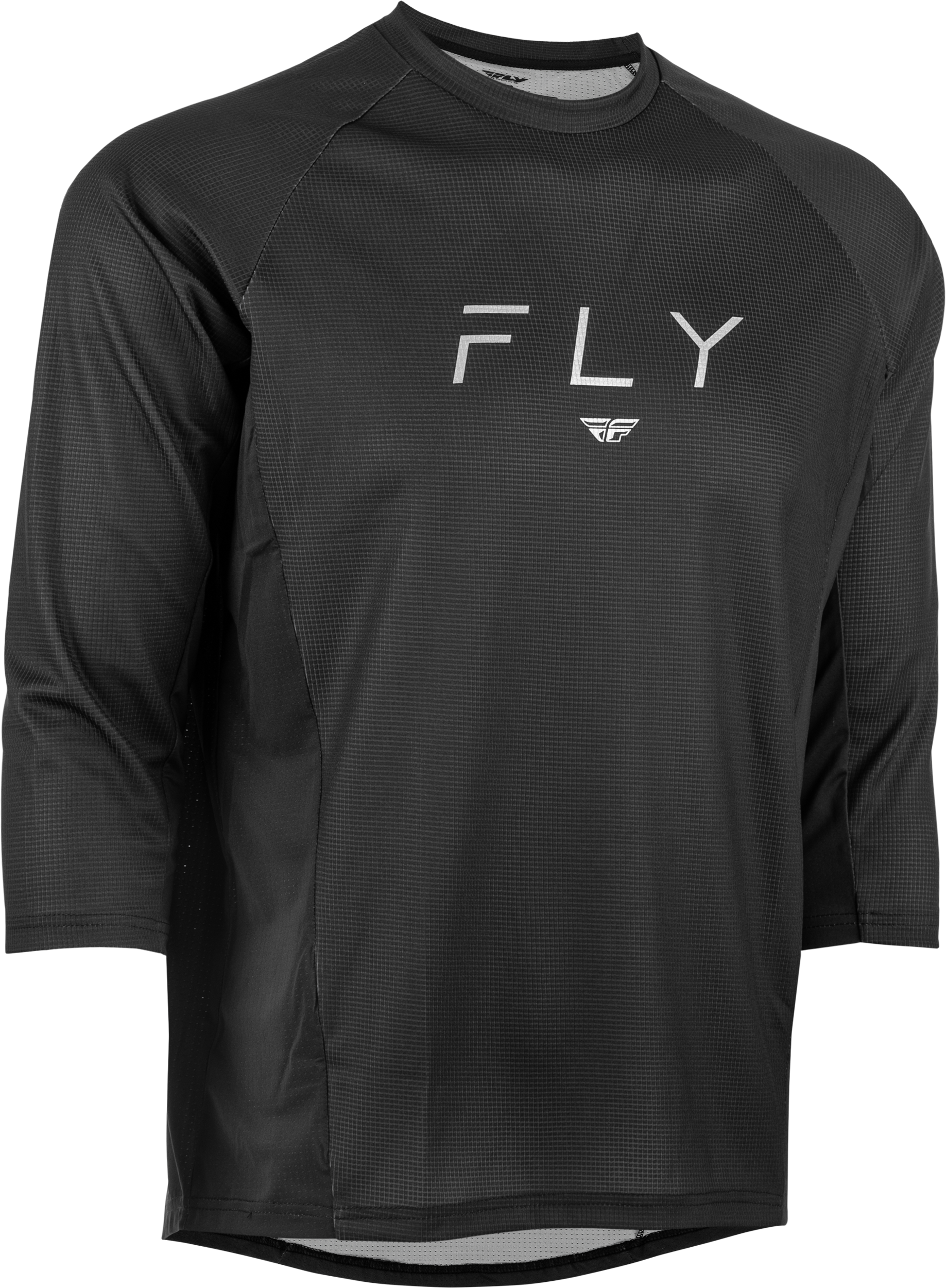 Fly Racing Ripa 3/4 Sleeve Jersey Grey/light Grey Xl - Black/Grey / Medium - Bicycle Collection