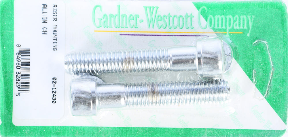 Gardnerwestcott Riser Bolts Chrome Allen Head 1/2-13 X 2 3/4 Coarse Thread - Harddrive Products