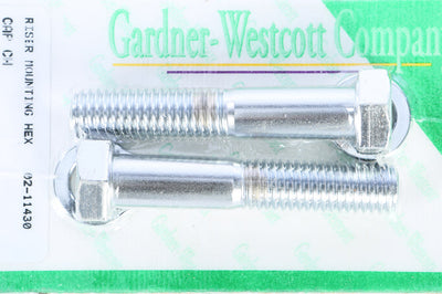 Gardnerwestcott Riser Bolts Chrome Hex Cap 1/2-13 X 2 3/4 Coarse Thread - Harddrive Products