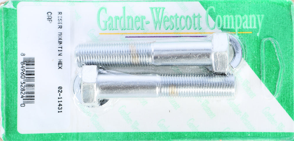 Gardnerwestcott Riser Bolts Chrome Hex Cap 1/2-20 X 2 3/4 Fine Thread - Harddrive Products