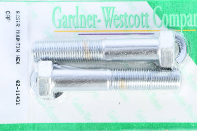 Gardnerwestcott Riser Bolts Chrome Hex Cap 1/2-20 X 2 3/4 Fine Thread - Harddrive Products