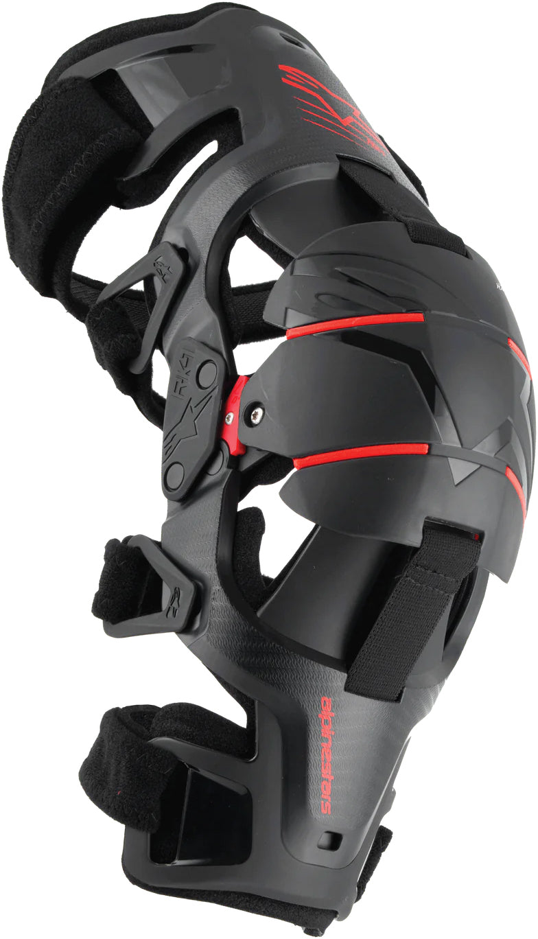 Alpinestars Rk-1 Plasma Knee Brace Black/red Sm/md - Black/Red / Small - Medium