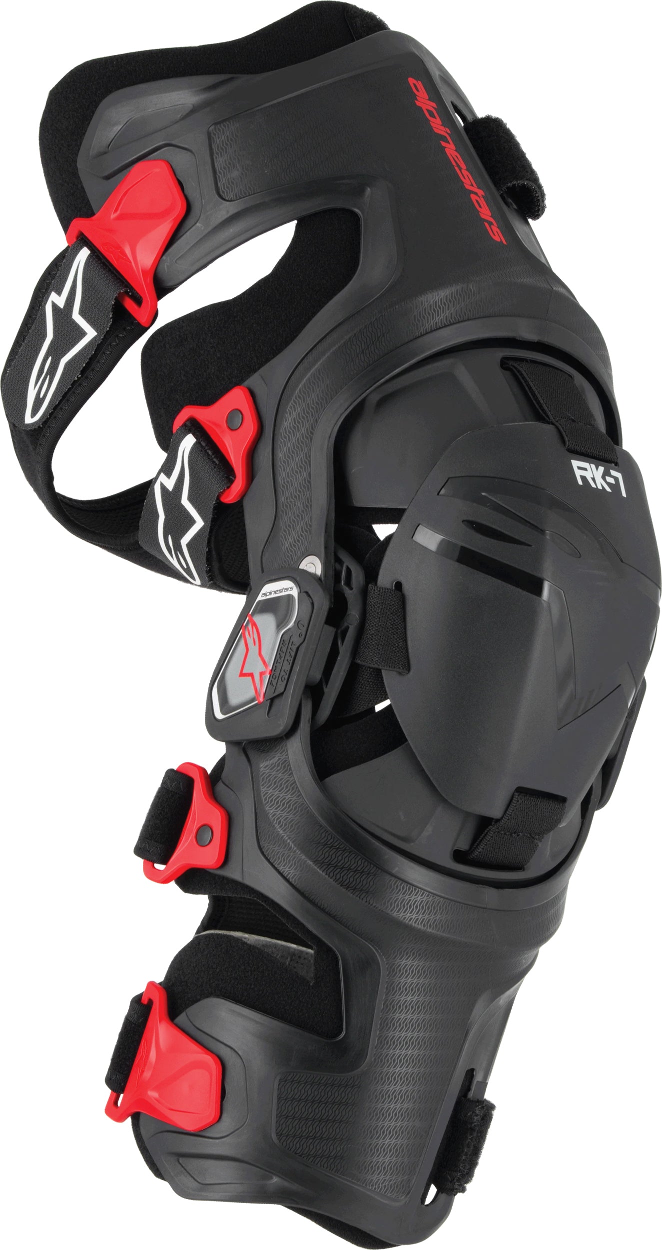 Alpinestars Rk-7 Plasma Knee Brace Black/red Xl - Black/Red / Large