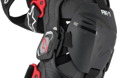 Alpinestars Rk-7 Plasma Knee Brace Black/red Xl - Black/Red / Large