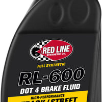 Red Line Rl-600 Dot 4 Syn Brake Fluid 500ml 6/case - Tires & Wheels