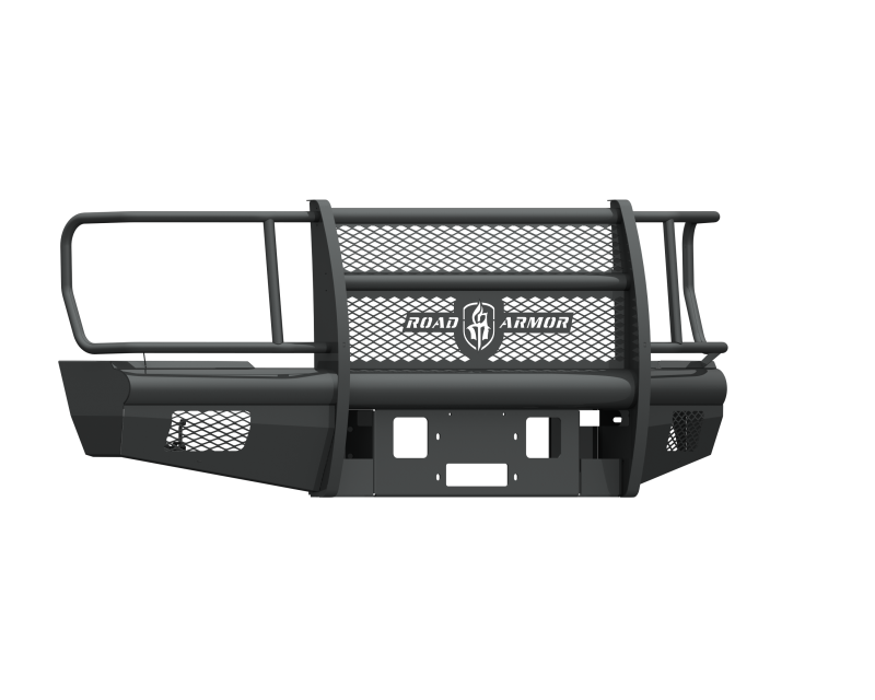 Road Armor 08-10 Ford F-250 Vaquero Front Non-Winch Plate (Plate ONLY - No Bumper) - Tex Blk - Bumpers Grilles & Guards