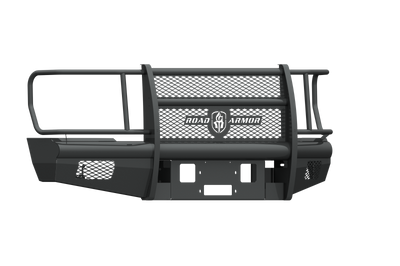 Road Armor 08-10 Ford F-250 Vaquero Front Non-Winch Plate (Plate ONLY - No Bumper) - Tex Blk - Bumpers Grilles & Guards