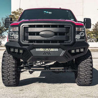 Road Armor 11-16 Ford F-250 SPARTAN Front Bumper Bolt-On Pre-Runner Guard - Tex Blk - Bumpers Grilles & Guards