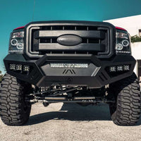 Road Armor 11-16 Ford F-250 SPARTAN Front Bumper Bolt-On Pre-Runner Guard - Tex Blk - Bumpers Grilles & Guards