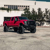 Road Armor 11-16 Ford F-250 SPARTAN Front Bumper Bolt-On Pre-Runner Guard - Tex Blk - Bumpers Grilles & Guards