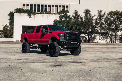 Road Armor 11-16 Ford F-250 SPARTAN Front Bumper Bolt-On Pre-Runner Guard - Tex Blk - Bumpers Grilles & Guards