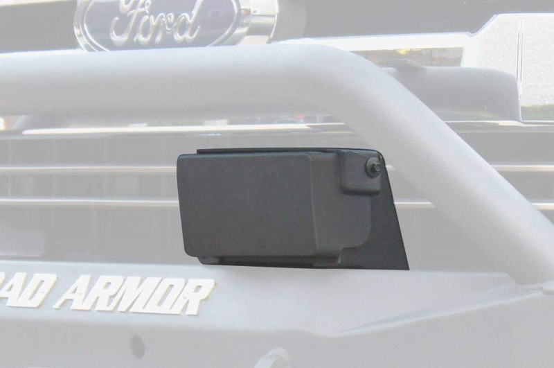Road Armor 17-20 Ford F-150/F-250 Stealth Front Bumper Adaptive Cruise Control Module - Tex Blk - Bumpers Grilles &