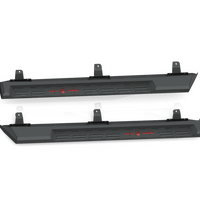 Road Armor 18-20 Jeep Wrangler JL 4DR Stealth Running Board Step - Tex Blk - Nerf Bars & Boards