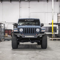 Road Armor 18-20 Jeep Wrangler JL SPARTAN Bolt-On Front Bumper Skid Plate Guard - Tex Blk - Bumpers Grilles & Guards