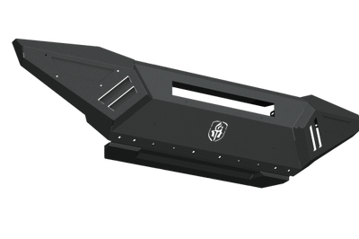 Road Armor 18-20 Jeep Wrangler JL SPARTAN Bolt-On Front Bumper Skid Plate Guard - Tex Blk - Bumpers Grilles & Guards