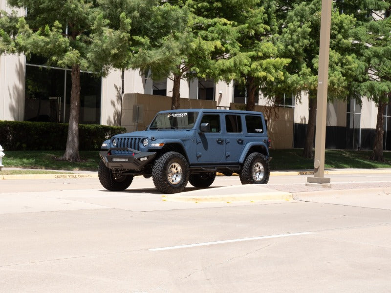 Road Armor 18-20 Jeep Wrangler JL SPARTAN Bolt-On Front Bumper Skid Plate Guard - Tex Blk - Bumpers Grilles & Guards